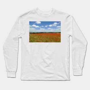 Poppy Field Long Sleeve T-Shirt